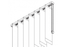 Jaluzele verticale - montaj